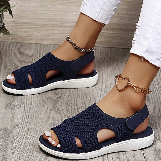 Ergonomische Damensandalen aus atmungsaktivem Material für maximalen Komfort