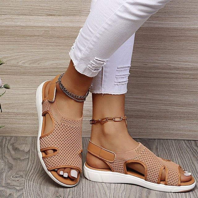 Ergonomische Damensandalen aus atmungsaktivem Material für maximalen Komfort