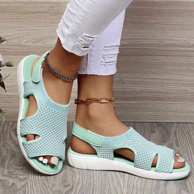 Ergonomische Damensandalen aus atmungsaktivem Material für maximalen Komfort