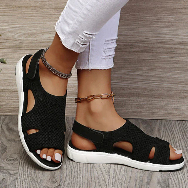 Ergonomische Damensandalen aus atmungsaktivem Material für maximalen Komfort