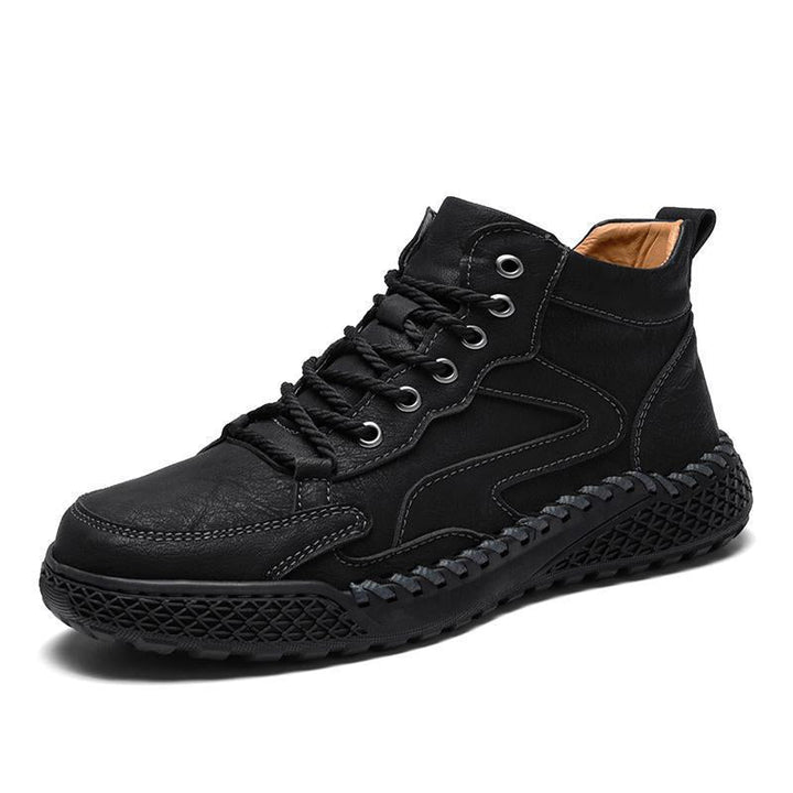 Strapazierfähige und elegante Lederwanderschuhe für Männer