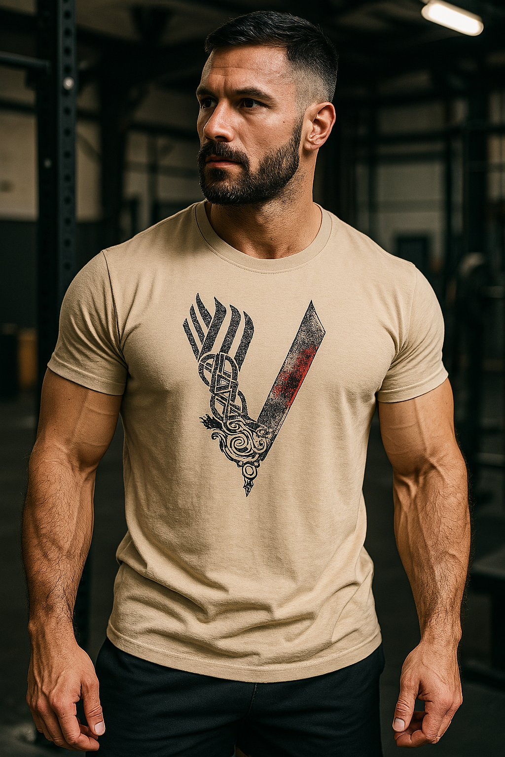 Bequemes Herren-T-Shirt aus Baumwolle im lässigen Stil