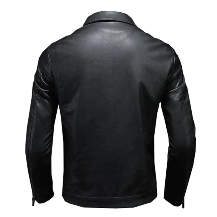 Bernardo Motorradjacke für Herren in klassisch schlichtem Schwarz