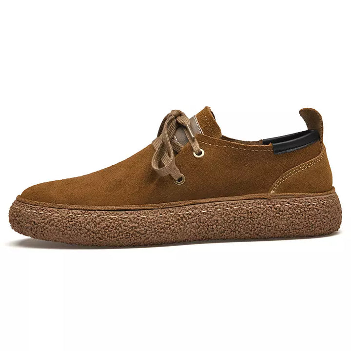 Modische Herrenschuhe aus Nubukleder mit weicher Sohle - eine Kombination aus Eleganz und Komfort