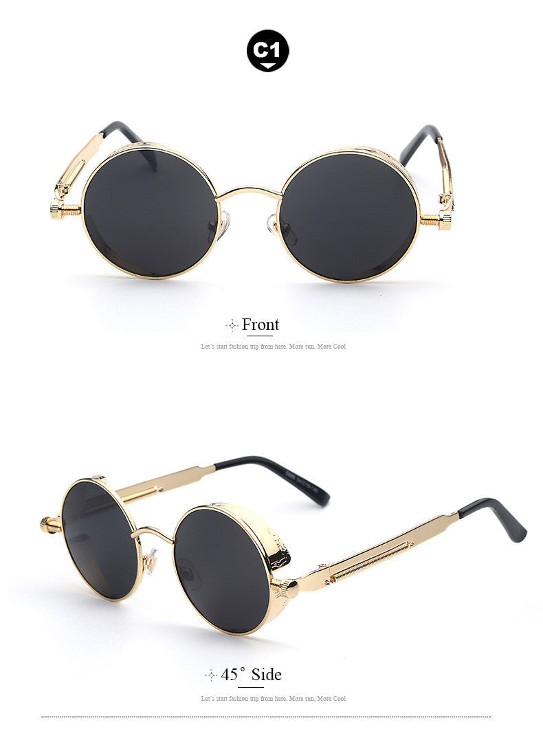 Eleganckie męskie okulary przeciwsłoneczne w stylu retro – podkreśl swój wyjątkowy look