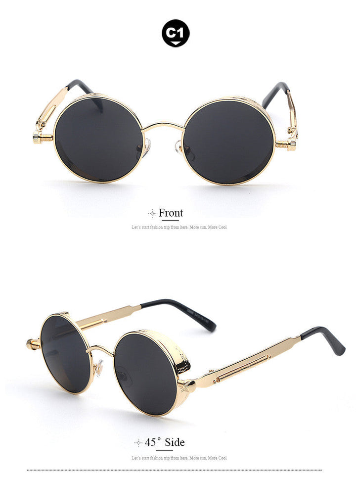 Eleganckie męskie okulary przeciwsłoneczne w stylu retro – podkreśl swój wyjątkowy look