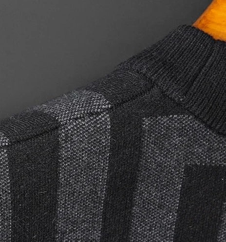 Stilvoller Herrenstrickpullover im eleganten klassischen Stil