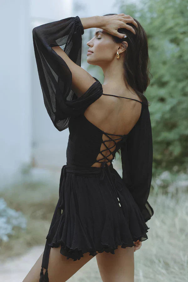 Stylisches Alessandra™ Sommerkleid mit zarten Spaghettiträgern
