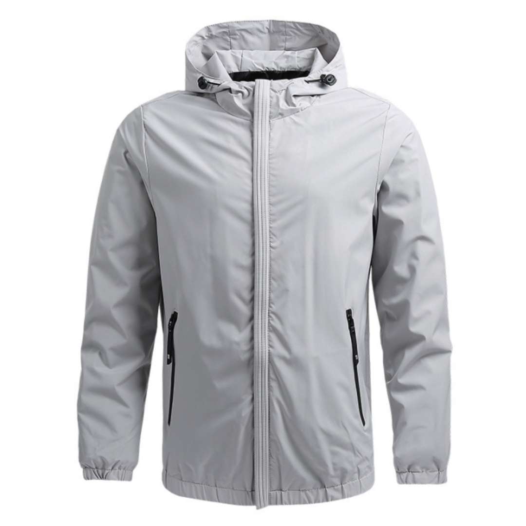 Leichte und winddichte Herren-Kapuzenjacke, ideal für Outdoor-Aktivitäten