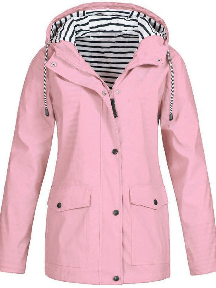 Elegante wasser- und winddichte Jacke für Damen - bietet umfassenden Schutz und Komfort bei jedem Wetter