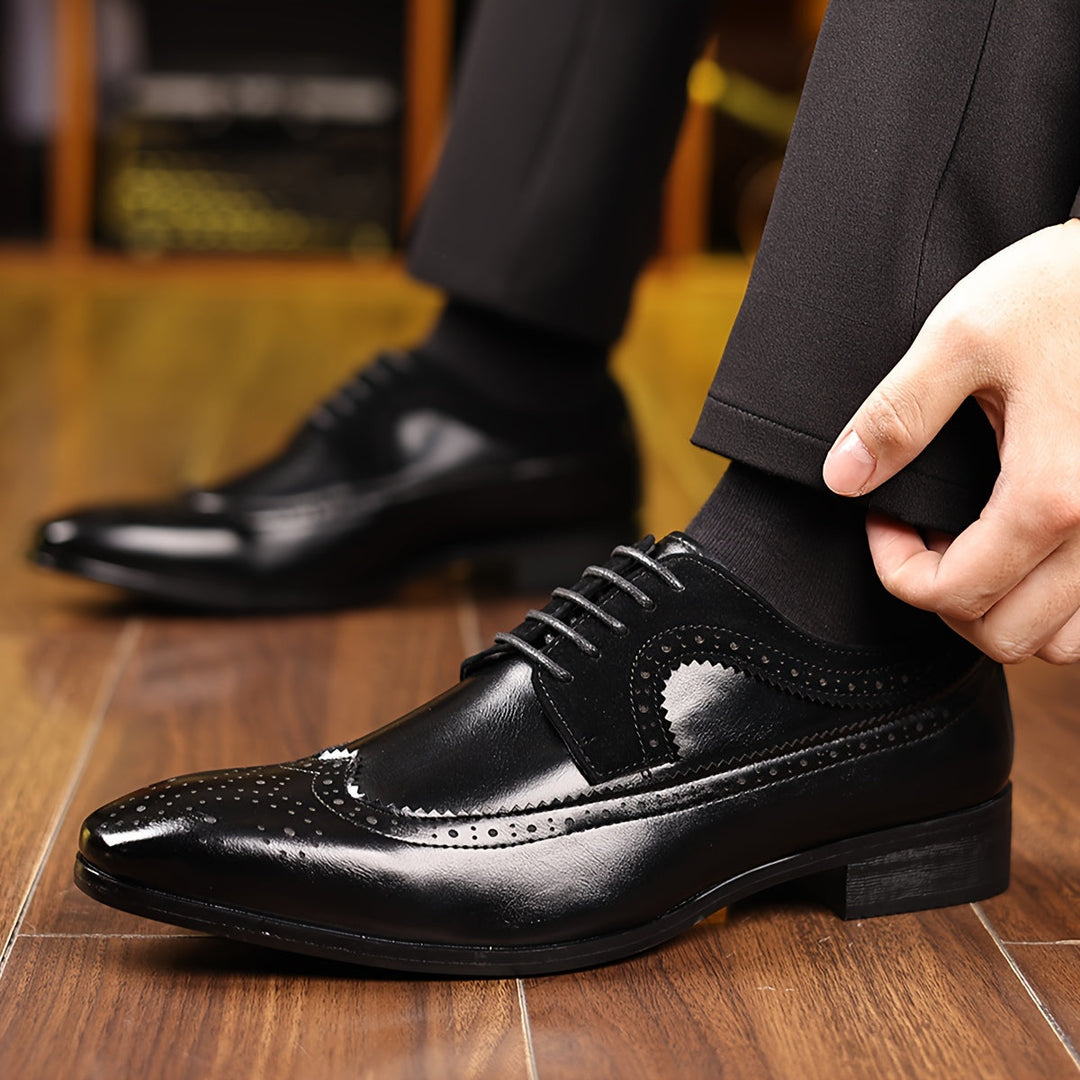 Exklusive Herren-Business-Schuhe aus Leder für einen einzigartigen und eleganten Stil