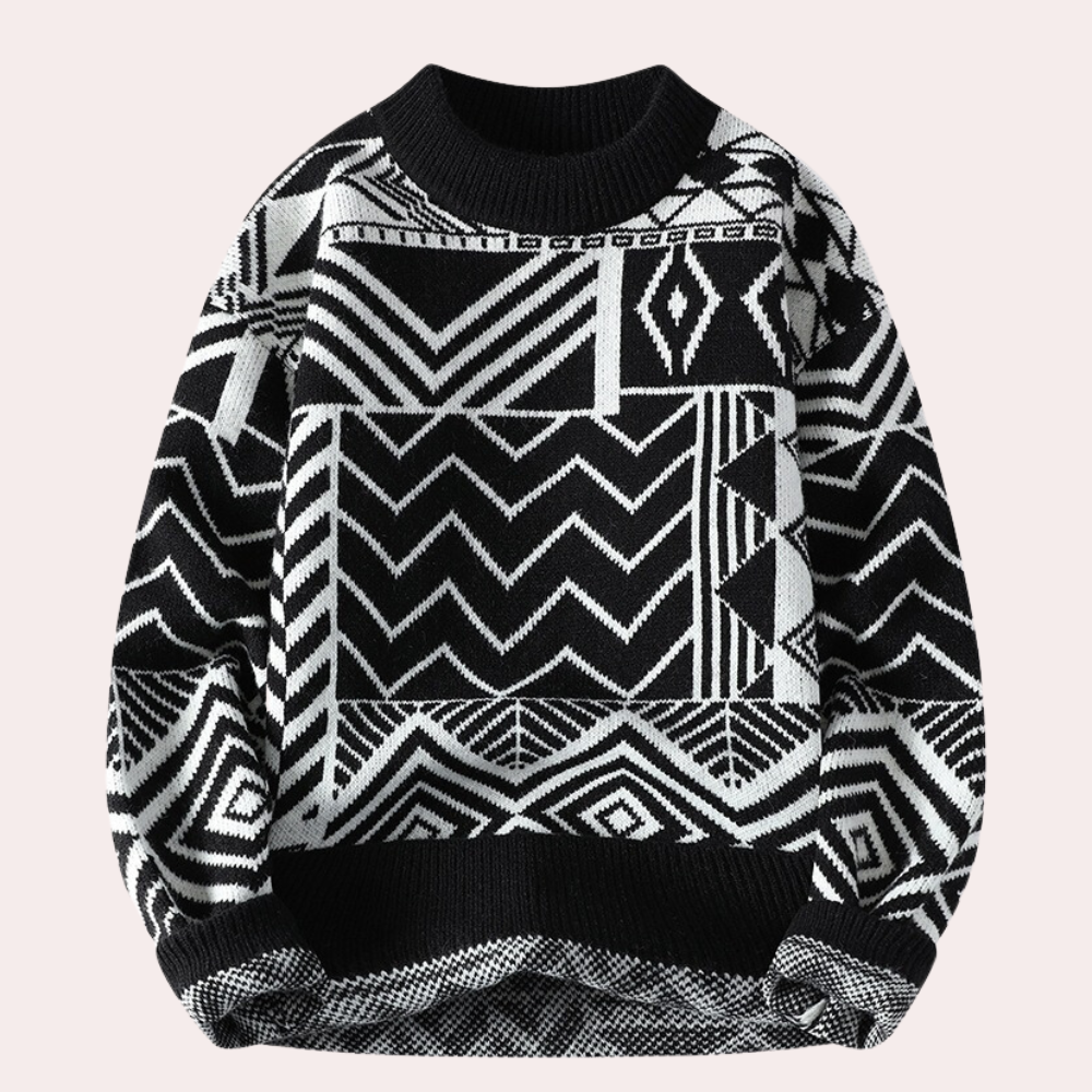 Exklusiver Herrenstrickpullover aus luxuriösem, hochwertigem Stoff