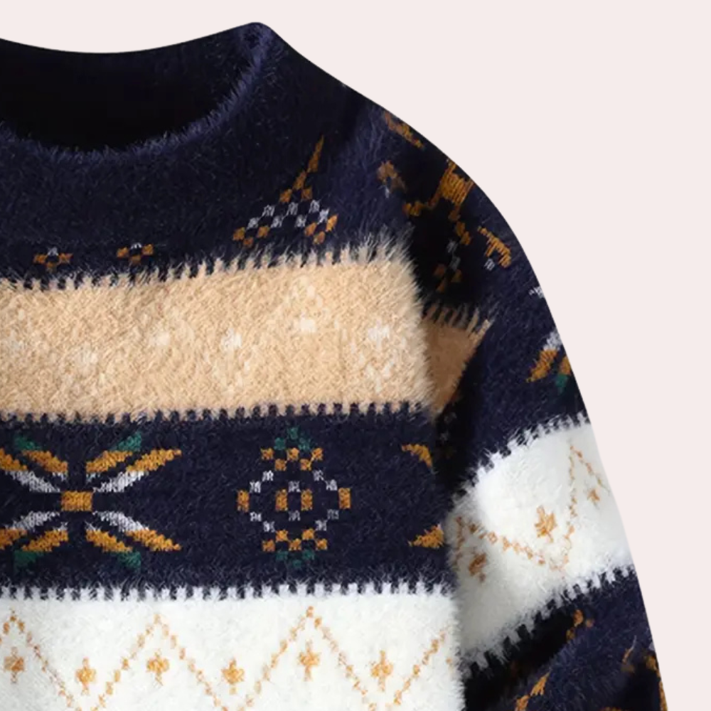 Eleganter Herrenpullover aus Baumwollstrick - Stil und Komfort für jeden Tag
