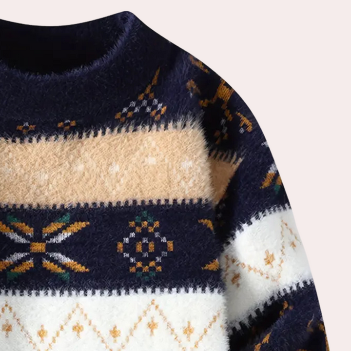 Eleganter Herrenpullover aus Baumwollstrick - Stil und Komfort für jeden Tag