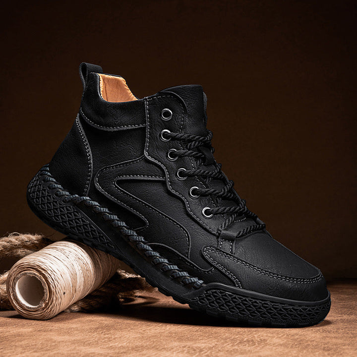 Strapazierfähige und elegante Lederwanderschuhe für Männer