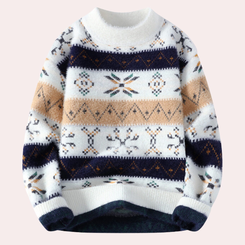 Eleganter Herrenpullover aus Baumwollstrick - Stil und Komfort für jeden Tag