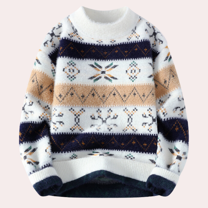 Eleganter Herrenpullover aus Baumwollstrick - Stil und Komfort für jeden Tag