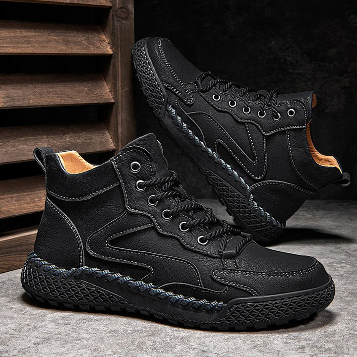 Strapazierfähige und elegante Lederwanderschuhe für Männer