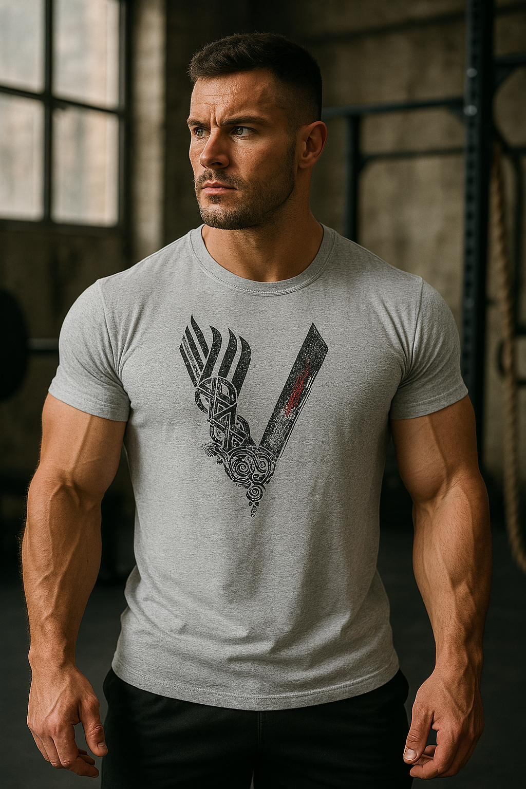Bequemes Herren-T-Shirt aus Baumwolle im lässigen Stil