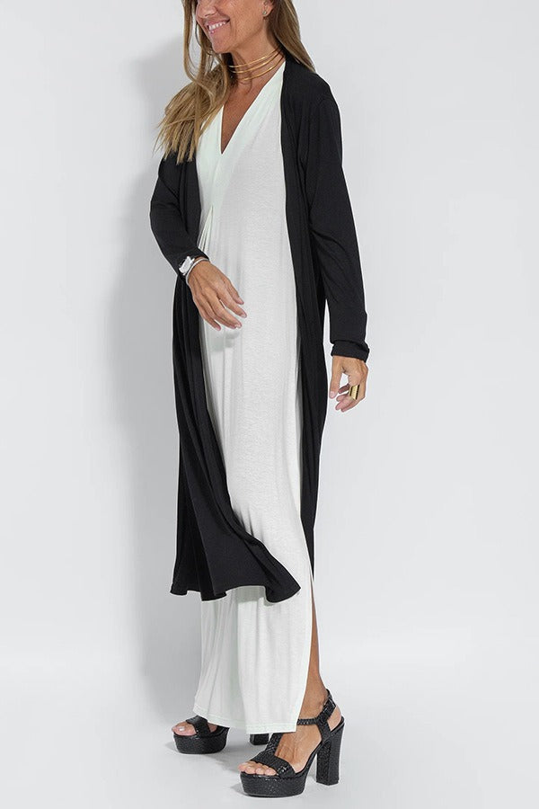 Stilvolles Angelica™ langes Kleid mit Weste - klassische Eleganz für jeden Anlass