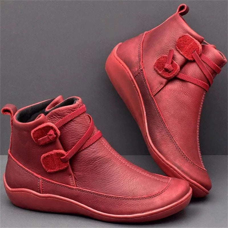 Elegante und bequeme Damenstiefel aus Leder - perfekt für kühle Tage