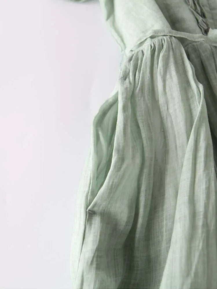 Amara™ Leinenkleid - klassische Eleganz für jeden Anlass
