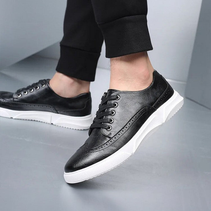 Elegante Herren-Sportschuhe aus Leder - ideal für elegante Freizeitkleidung