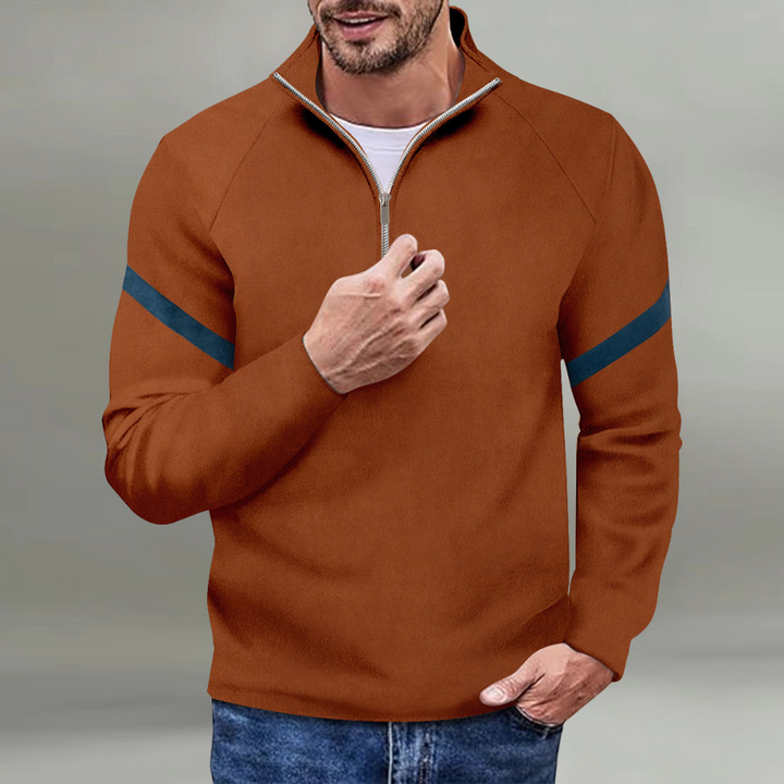 Eleganter Herrenpullover aus hochwertiger Wollmischung - zeitloser Stil und Komfort