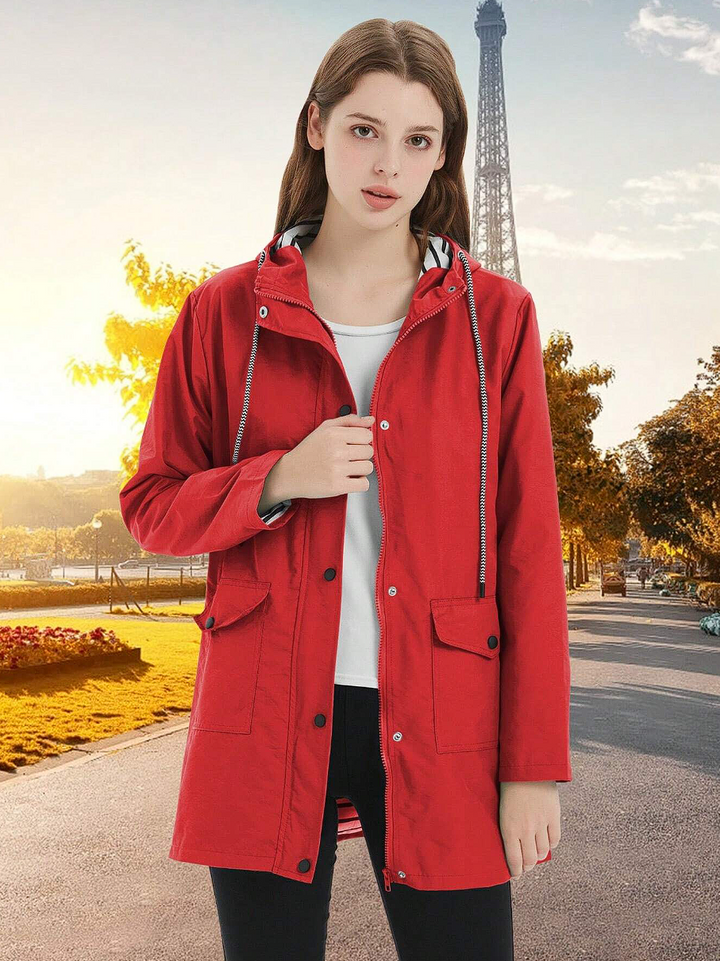 Elegante wasser- und winddichte Jacke für Damen - bietet umfassenden Schutz und Komfort bei jedem Wetter