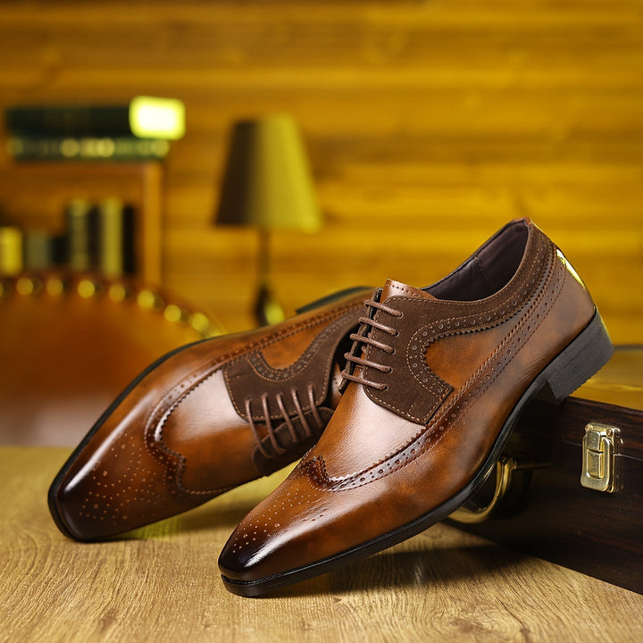Exklusive Herren-Business-Schuhe aus Leder für einen einzigartigen und eleganten Stil