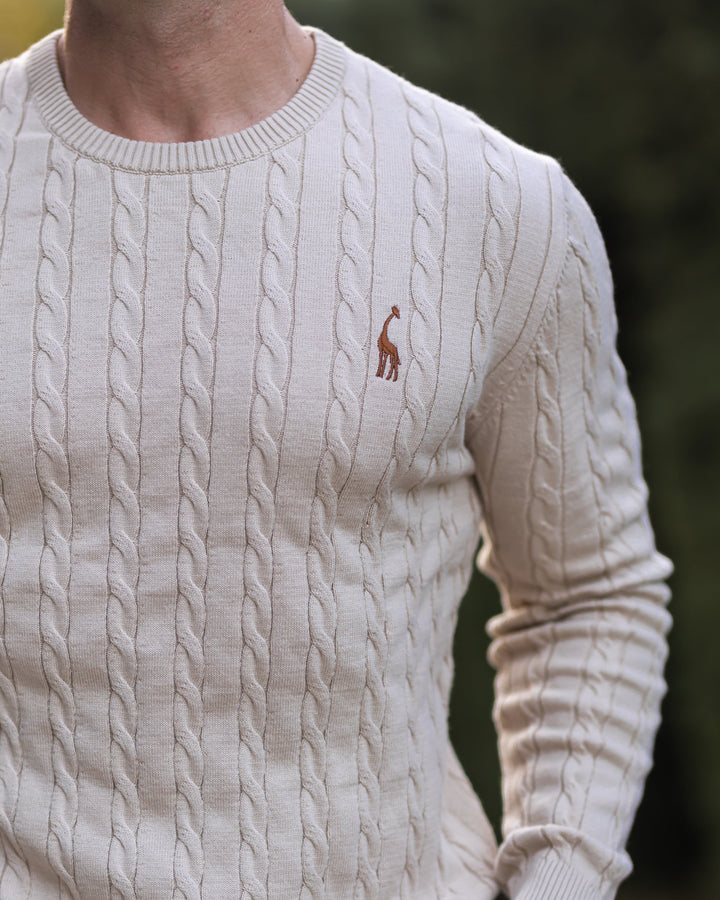 Modischer Herrenpullover aus weichem Baumwollstrick - zeitloser Komfort und Eleganz