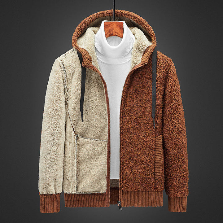Warm gefüttertes Herren-Sweatshirt mit Reißverschluss - für Komfort und Stil