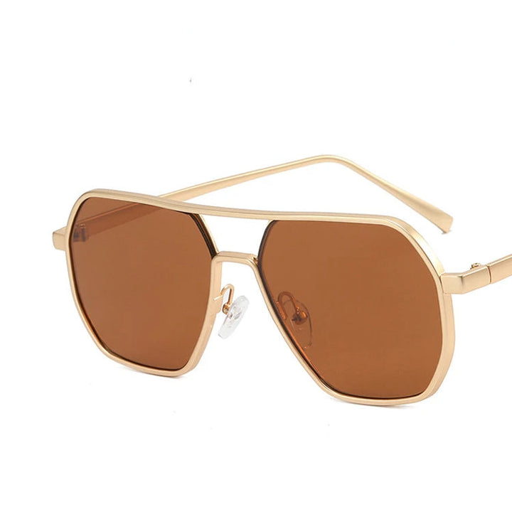 Stylowe i trwałe męskie okulary aviator ze stali nierdzewnej – elegancki dodatek do każdego stroju