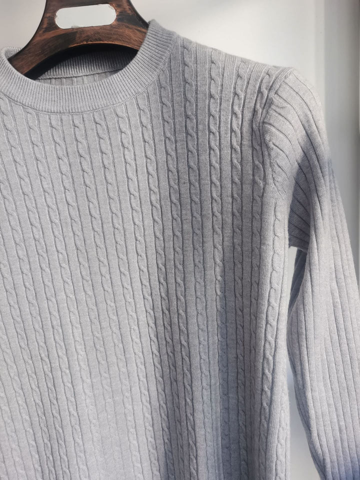 Modischer Herren-Feinstrick-Pullover mit Rundhalsausschnitt - perfekt für jede Gelegenheit