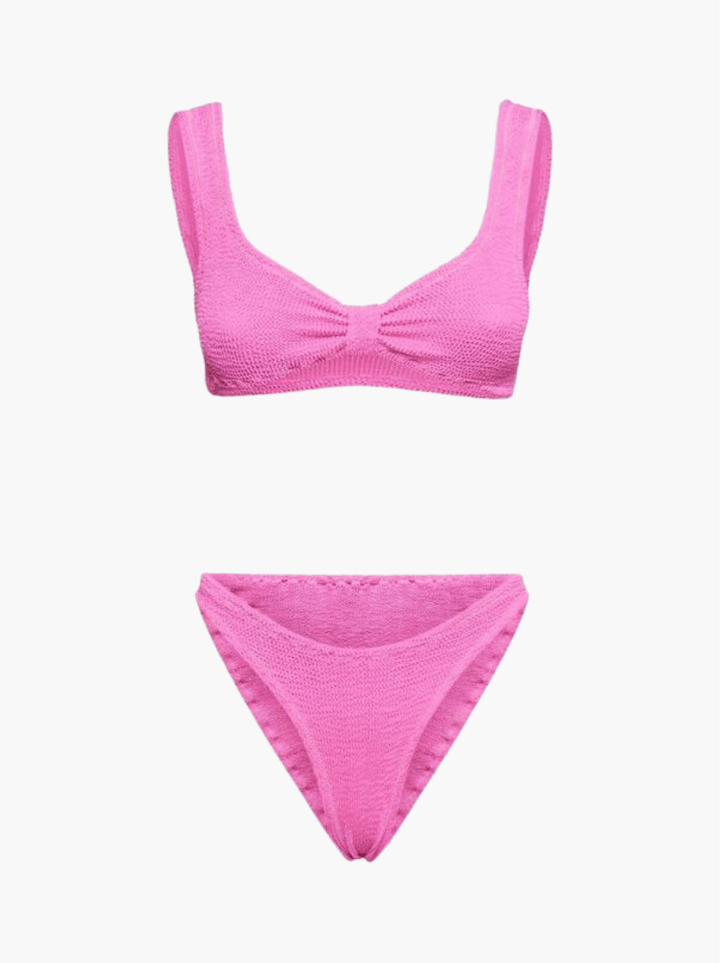 Bronnie | Verfrissende Ribbed Bikini Set met Stylish Twist-Top voor een Stralende Zomer Styling