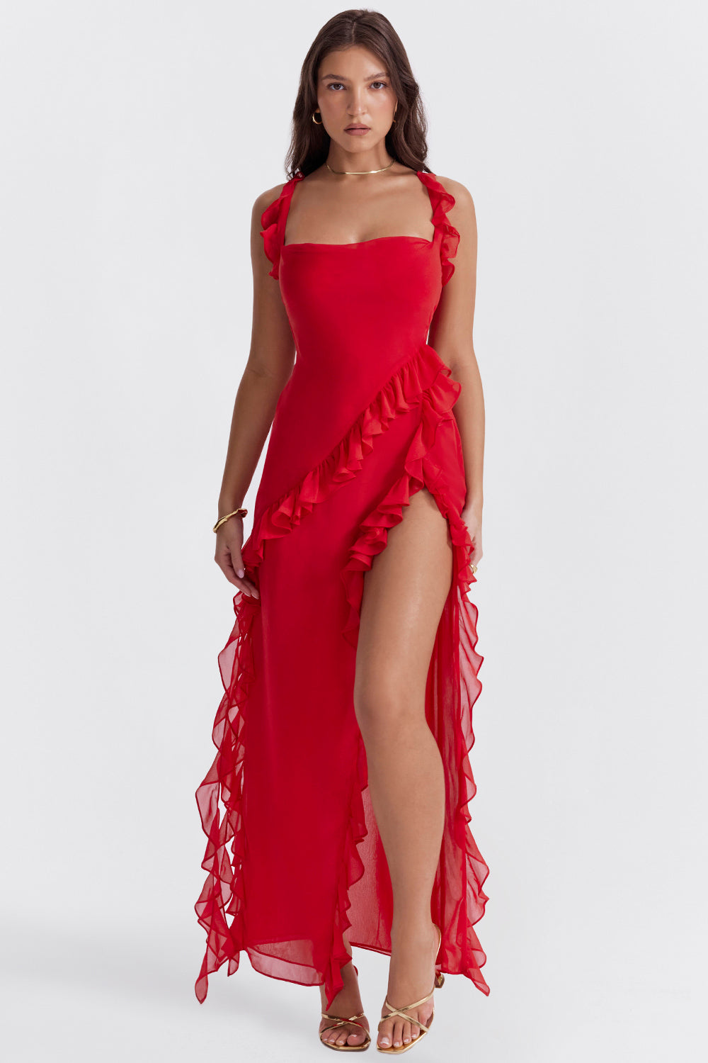 Vivia™ - Glamour und Stil: Ein einmalig elegantes langes Kleid für jeden Anlass