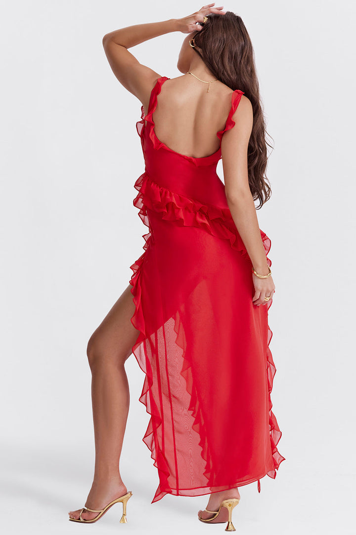 Vivia™ - Glamour und Stil: Ein einmalig elegantes langes Kleid für jeden Anlass
