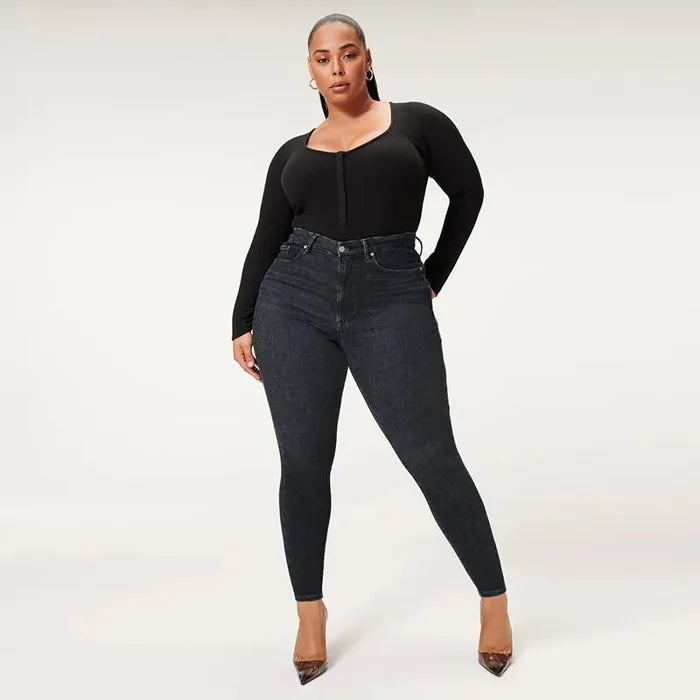 Stylowe damskie jeansy slim fit zapewniające najnowszy trend i elegancję