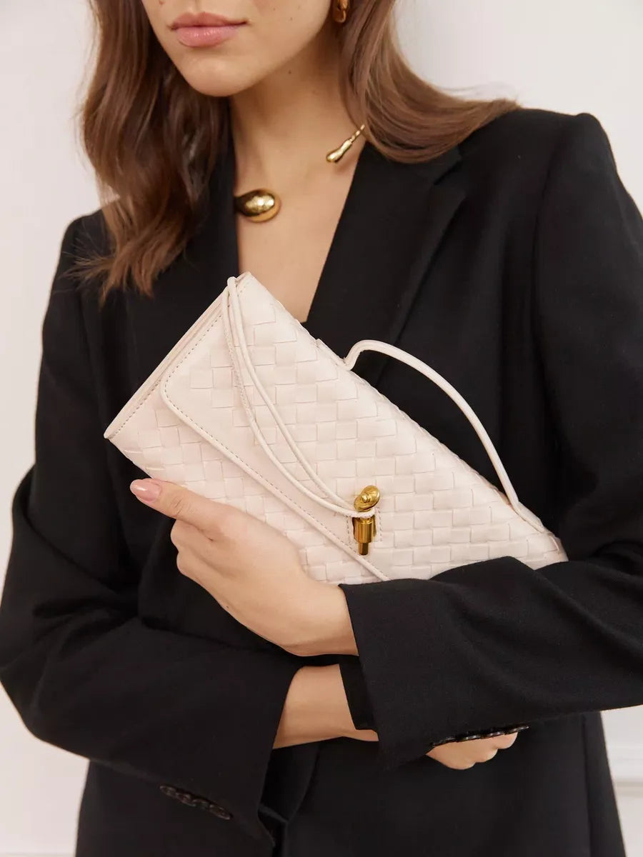 Vianey | Stilvolle und elegante Umhängetasche aus Ivoire Raffiné Stoff
