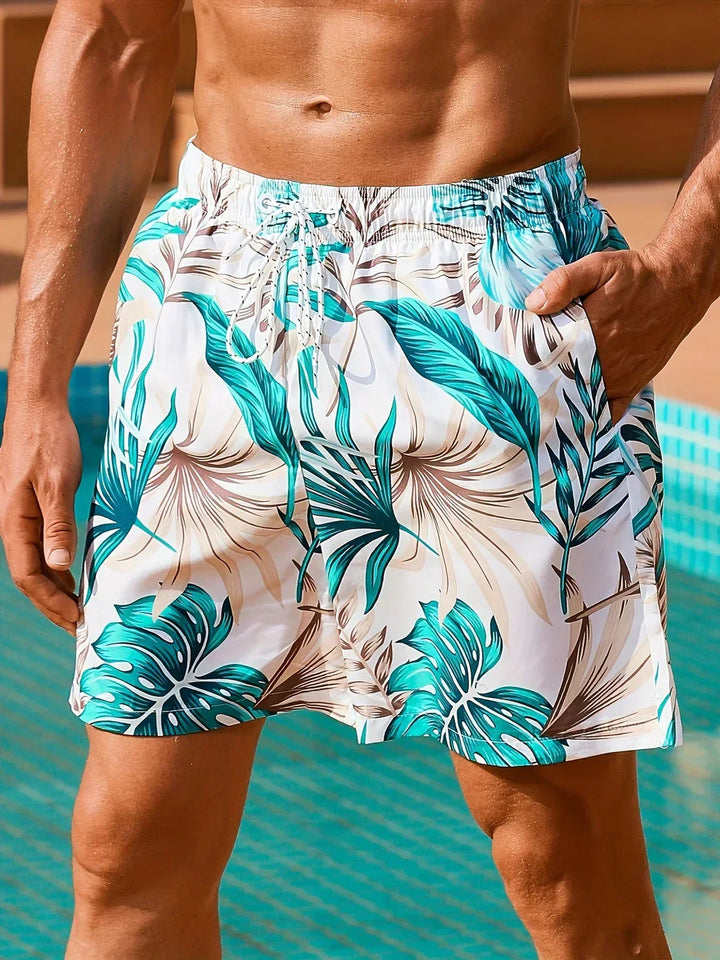 Calvin Tropische Zwemshort mit handlichen Zakken für maximalen Komfort
