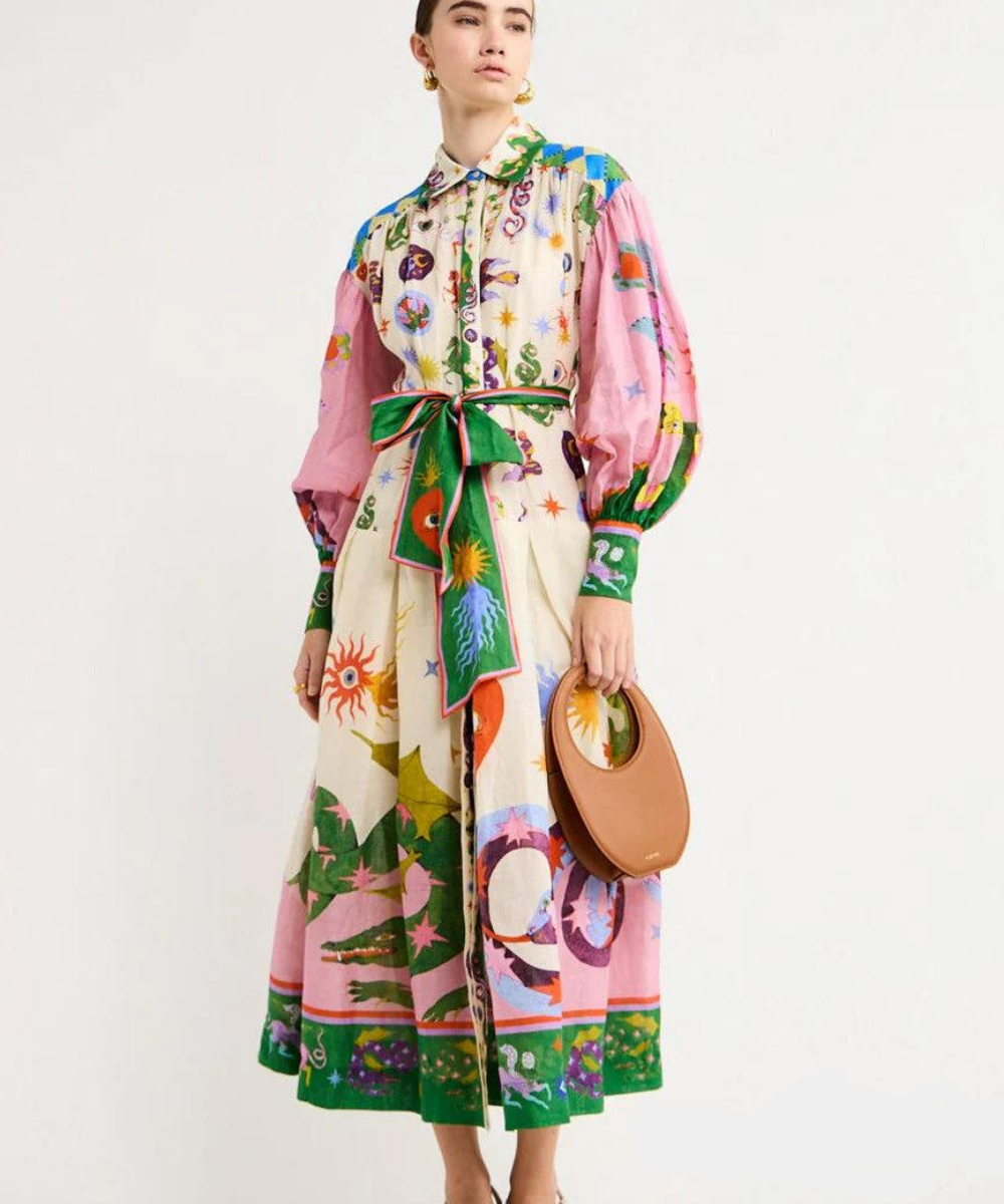 Elegancka włoska sukienka maxi Aryana™ – klasyczna i zawsze stylowa