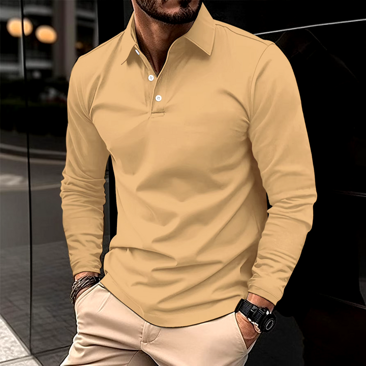 Casualowa koszulka polo Mirko™ z długim rękawem – styl i komfort na co dzień!