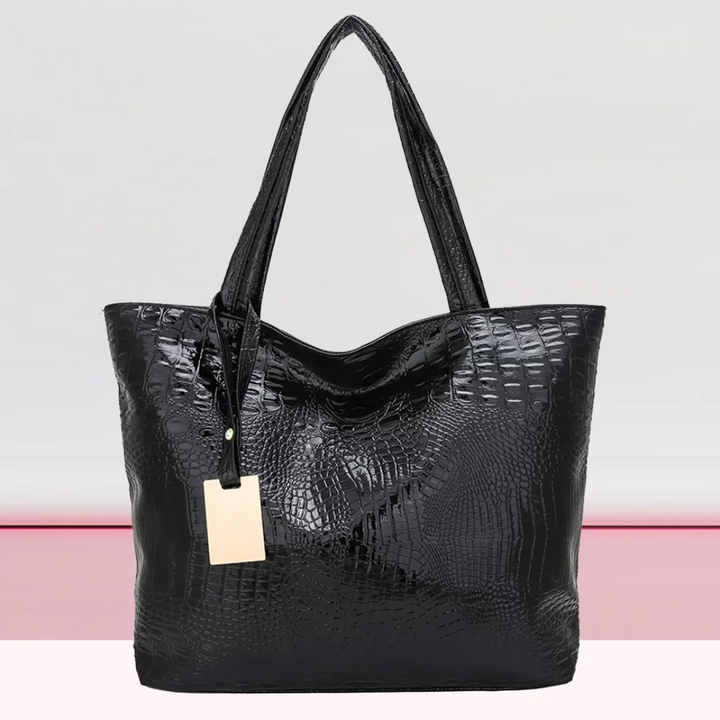 Calliope Luxe Croco-Textuur Tas - Stylowa i Stabilna Torebka dla Kobiet Ceniących Elegancję
