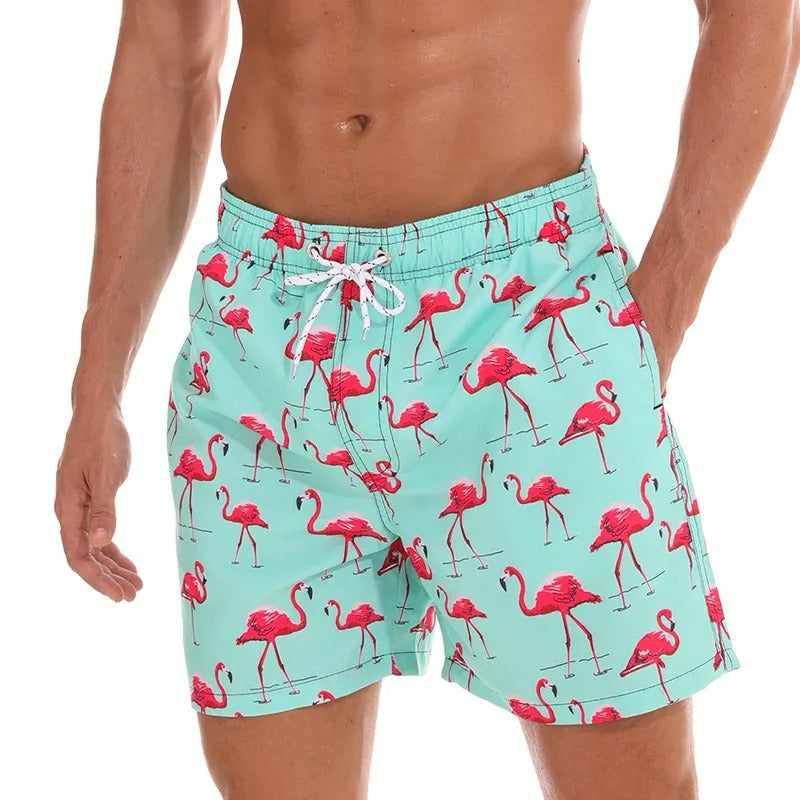 Lennox Ademende Zwemshort met Trendy Funky Print - Ideaal voor Zomerplezier en Zwemavonturen