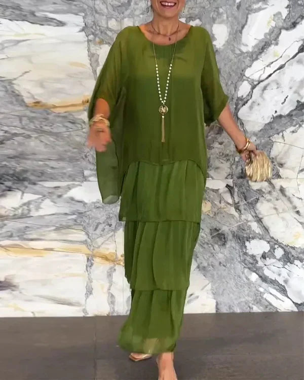Elegantes Chiffonkleid für Damen - ein stilvoller und femininer Look