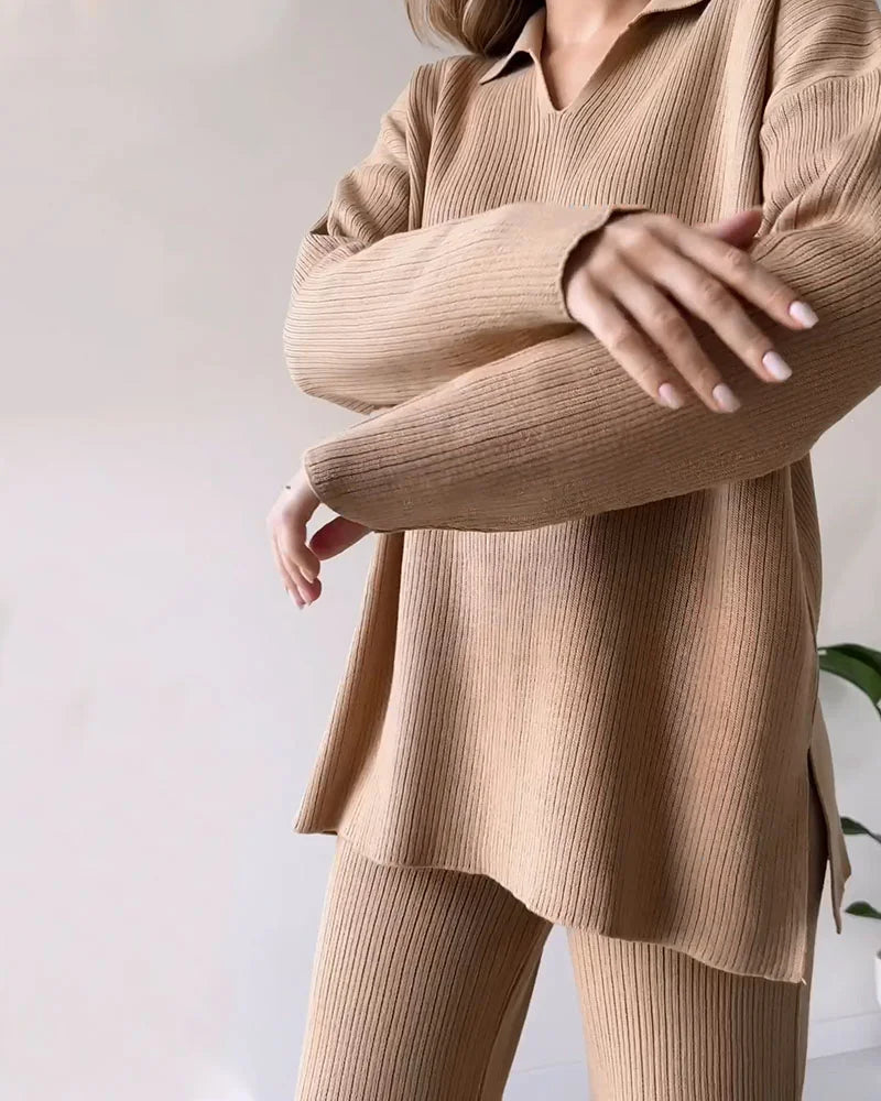 Waverly | Luxe Zachte en Elegante Casual Tweedelige Loungewear Set voor Ultiem Comfort