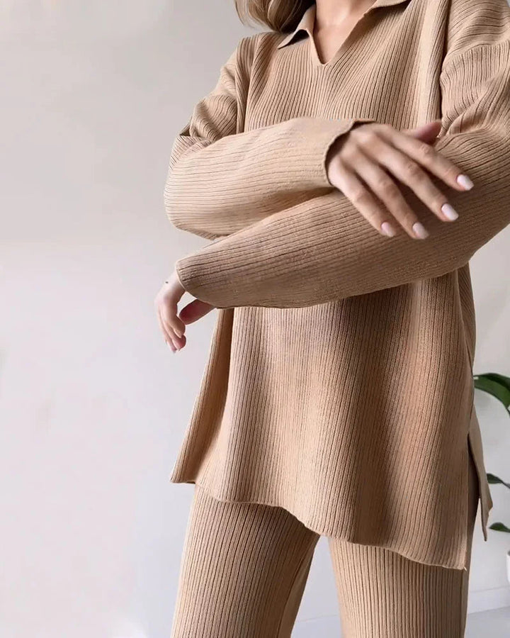 Waverly | Luxe Zachte en Elegante Casual Tweedelige Loungewear Set voor Ultiem Comfort
