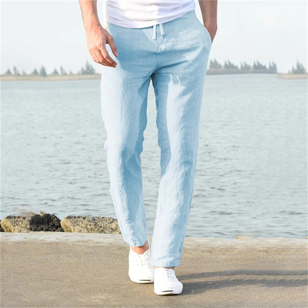 Leichte und bequeme Leinenjeans für Männer - eine Kombination aus Stil und Komfort für den Alltag