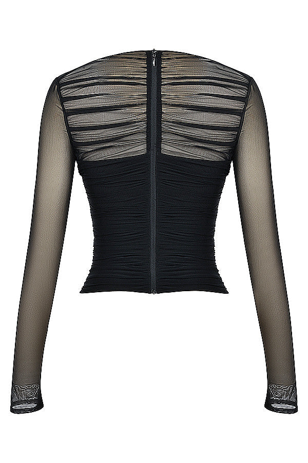 Modny damski top warstwowy – idealny do eleganckich i stylowych stylizacji