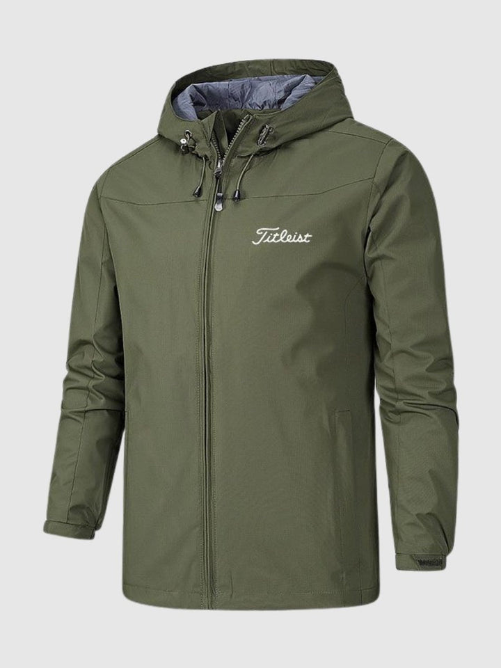 Hochwertige Performance-Regenjacke von Titleist für stilvolles Trockensein